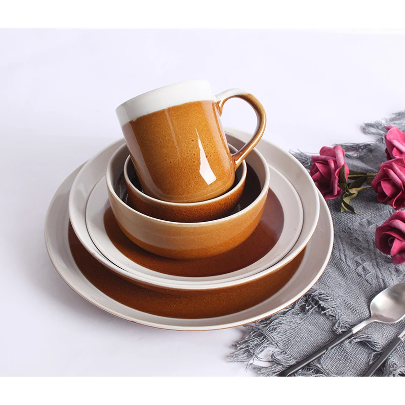 LFGB Standard Luxury Special Lemon Dinner Sets Customized Cookware Melamine Dinnerware Set Melamine Tableware Sets