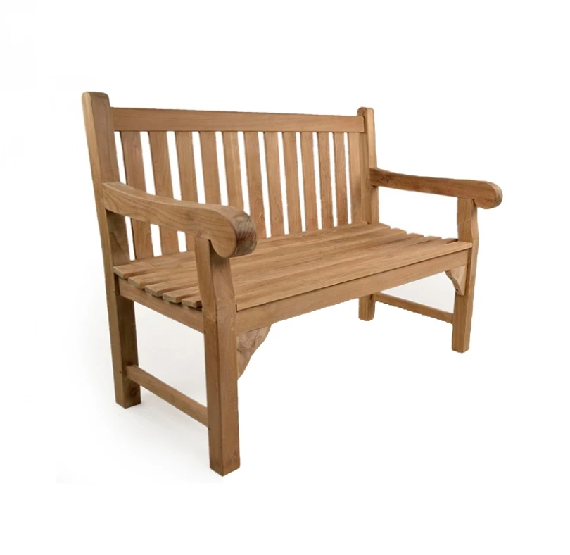 Teak wood bench 2 chairs and table set outdoor chair garden furniture