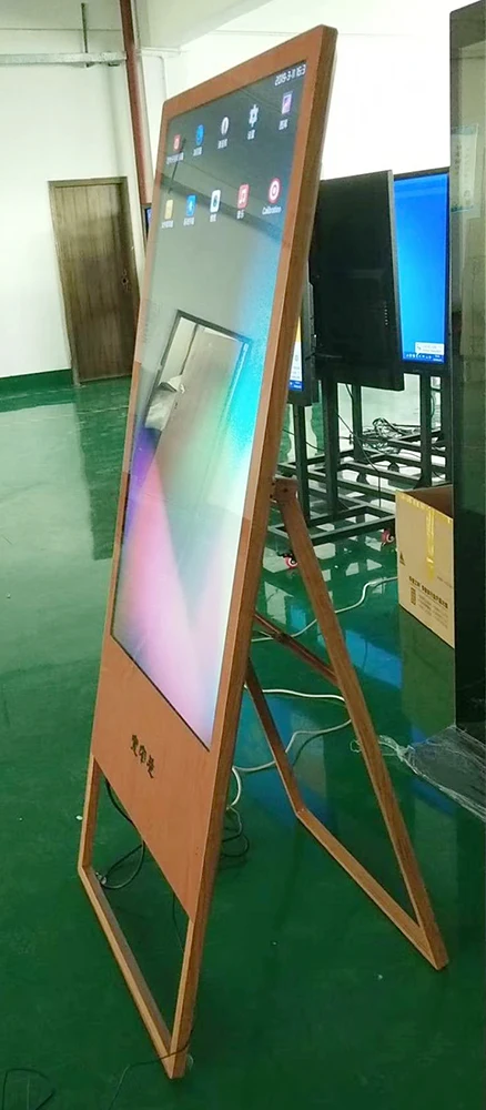 Photo Screens Digital Totem Advertising Mupi Touch Screen Hot Sale Equipment Street Outdoor LCD Screen Led Indoor Kiosks Black