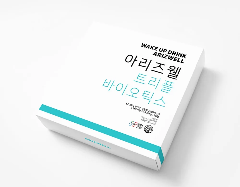 
Arizwell Премиум Wake Up напиток тройной биотики пробиотиков l аргинин, l-аргинин 30 палочки Сделано в Корее 