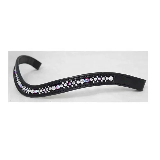 Indian Leather Browbands with bling for horse high quality