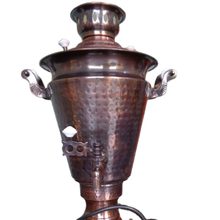 antique piece of brass samovar tea or coffee maker tea kettle with tea pot high quality