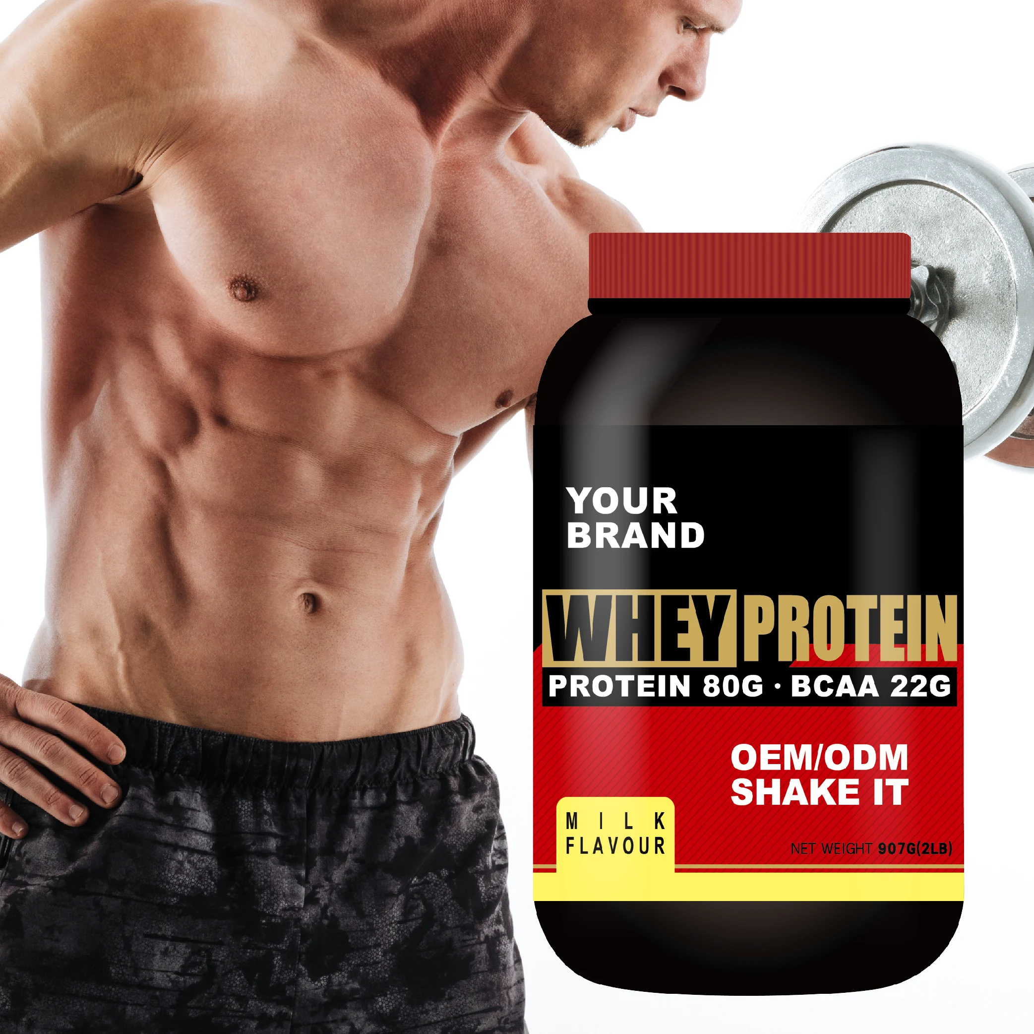 Best Sale american whey protein powder in china Lait Flavour 2lb