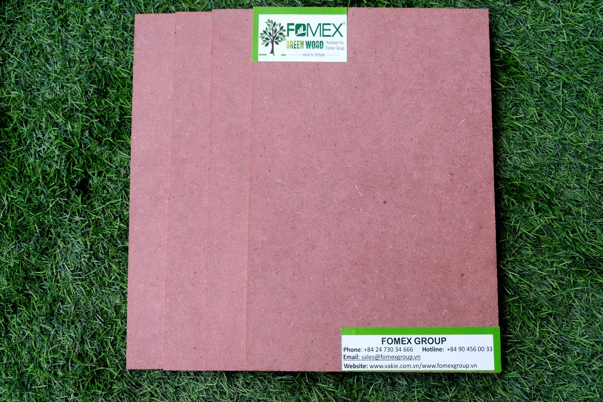 Top quality best price MDF (HMR) Pink Made in Vietnam E2 Glue