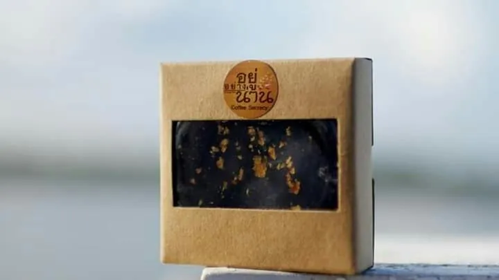 Factory Wholesale OEM Coffee Gold Facial Soap, Handmade Coffee Soap Herbal Soap Thailand