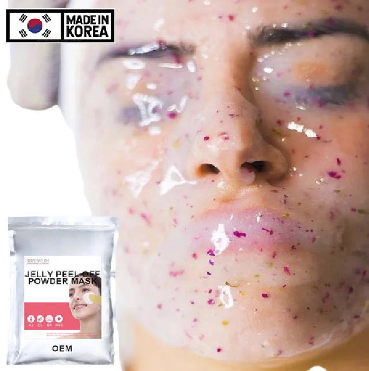 Korea Wholesales OEM Vegan Beauty Gold Face Mask Collagen Mask Powder Hyaluronic Acid Crystal peel off Mask Powder