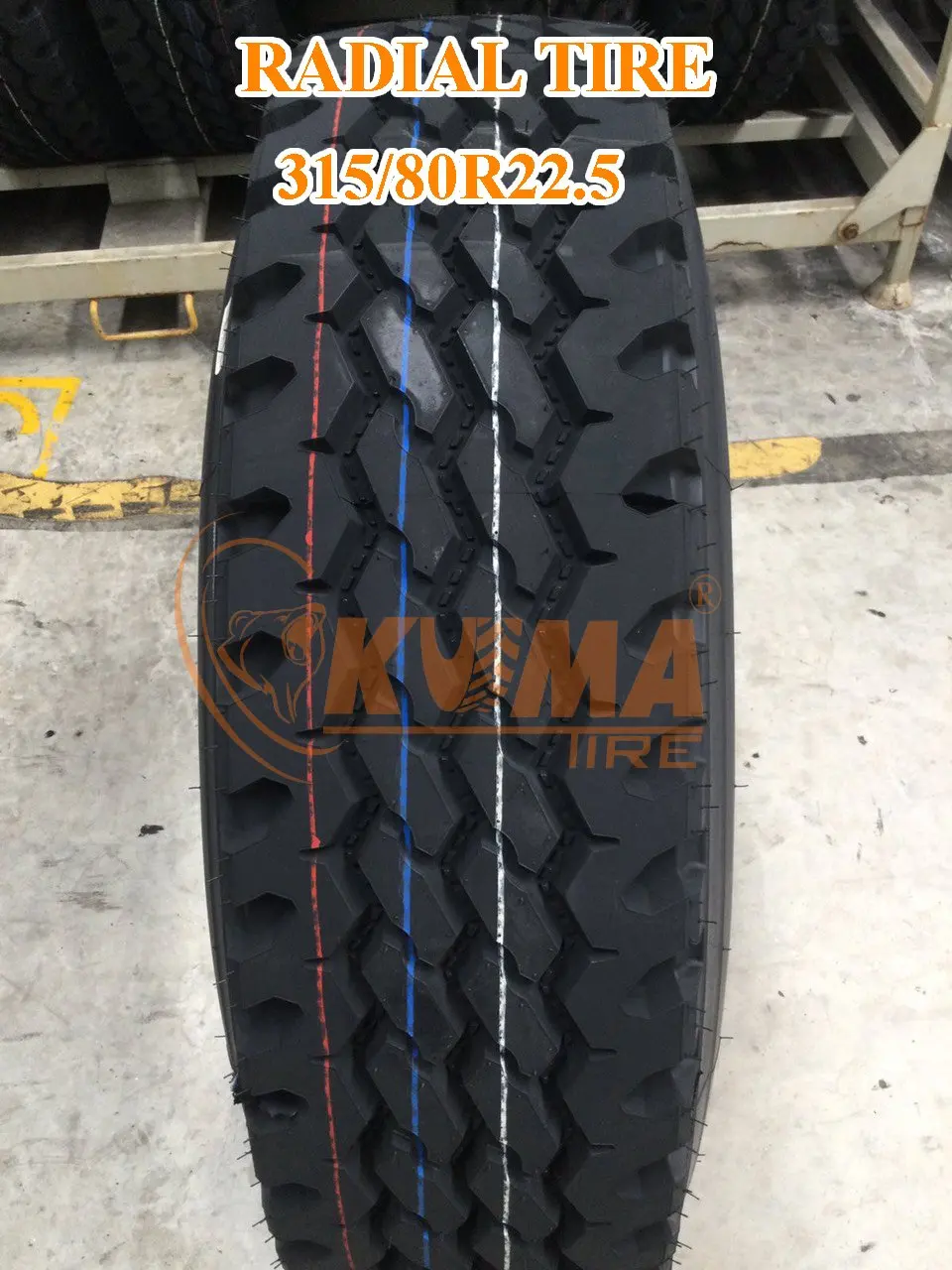 Грузовая шина KUMA радиального размера 315/80R-22.5-высокое качество сделано во