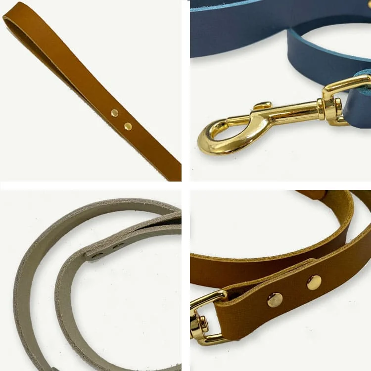 Strong Tensile Strength Suitable Tracking Training Leather Rope Leash Dog