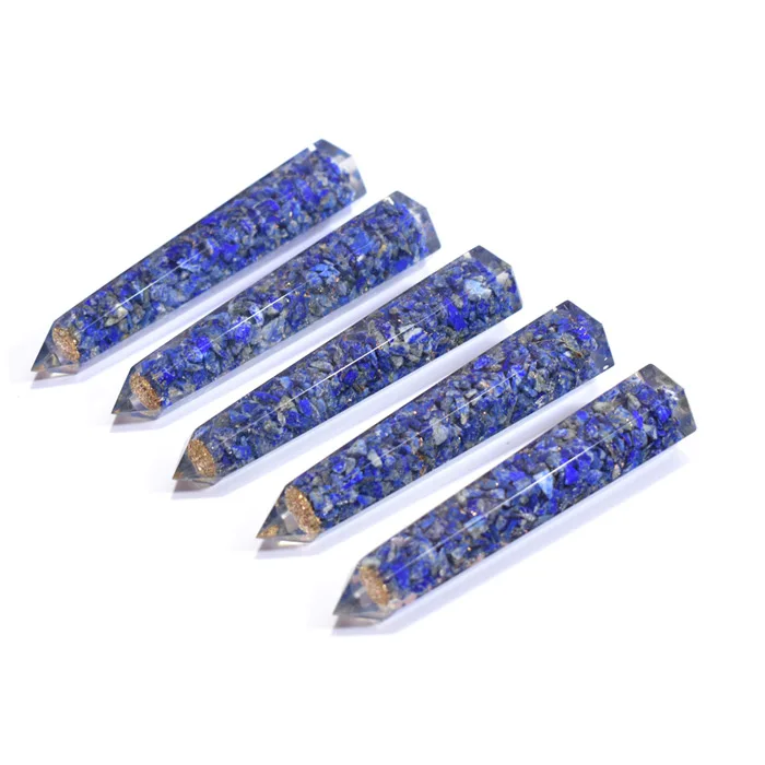 
Wholesales Lapis Lazuli Orgone obelisks Points with Healing Stone for healing Energy by stone world agate 