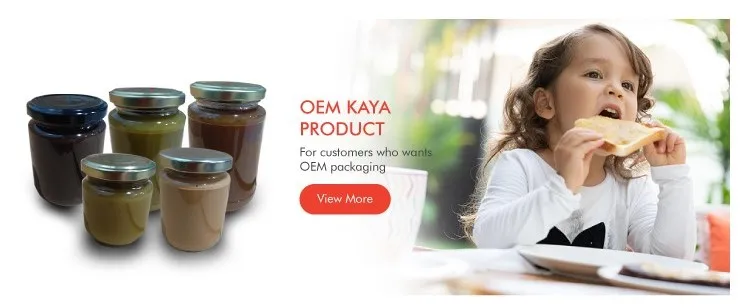 Wholesale FSSC 22000 Halal Certification No Preservatives Used Bakery 3kg Packet Bag Fong Yit Brown Caramel Coconut Jam Kaya