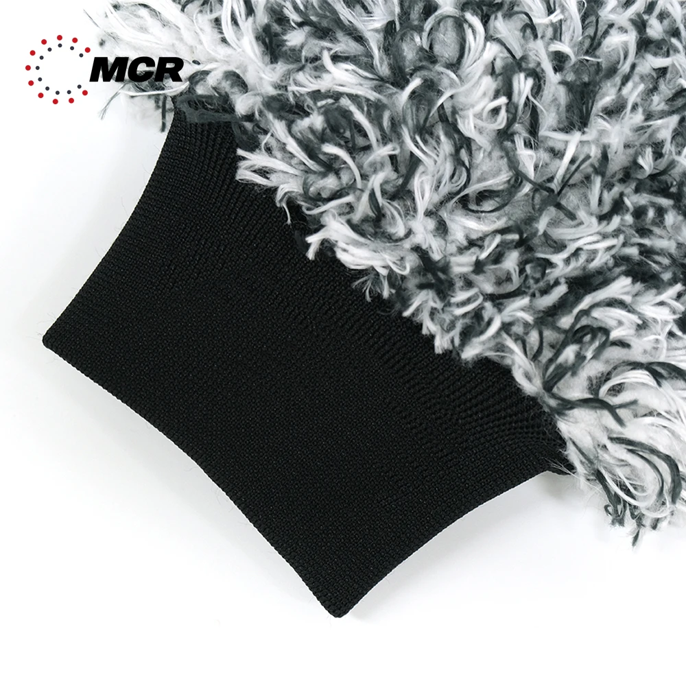 MADE IN KOREA Microfiber Deluxe CAR WASH MITT - Long Pile/SCRATCH FREE/20mm high pile/cleaning microfibre