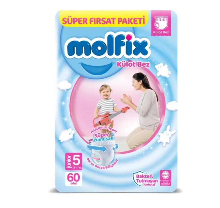 Molfix Baby Diaper Super Opportunity Package No:5 60 pcs