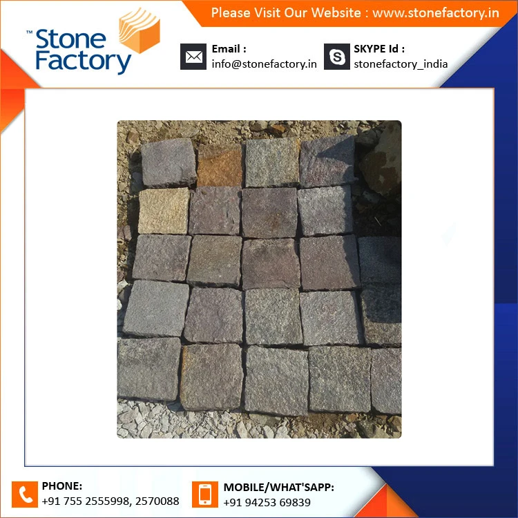 Top Quality Product Cobblestone Naturally Rounded Brown Yellow Mix Cobble Stone Bulk Price