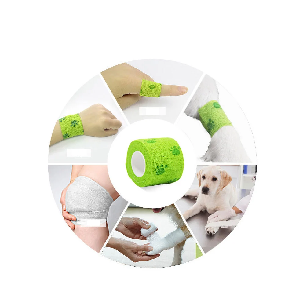 Colorful Non Woven Cohesive Elastic Bandage