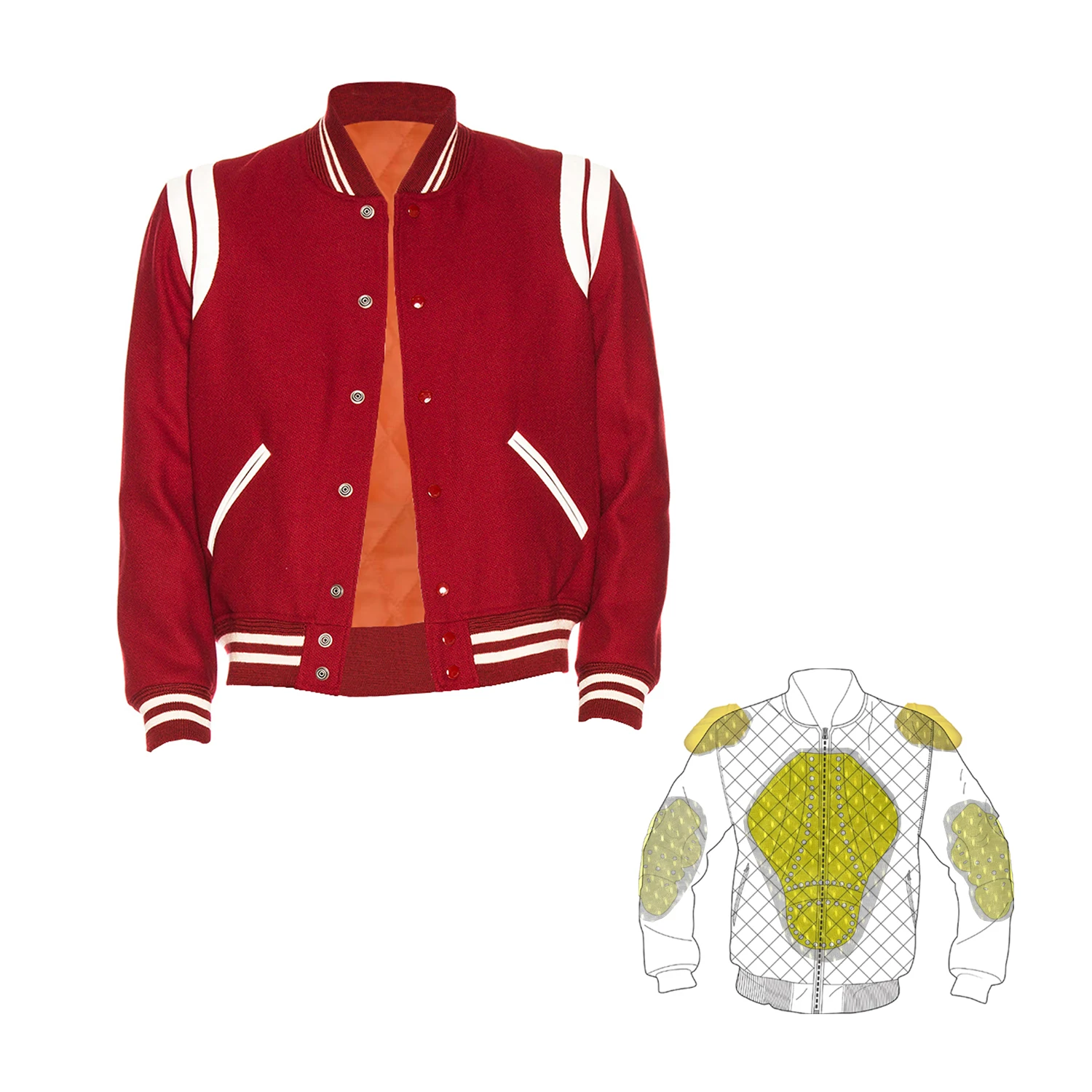 New Arrival oxford bomber jackets for men with AA Kevlar lining jackets for biker boys, Prime Protection