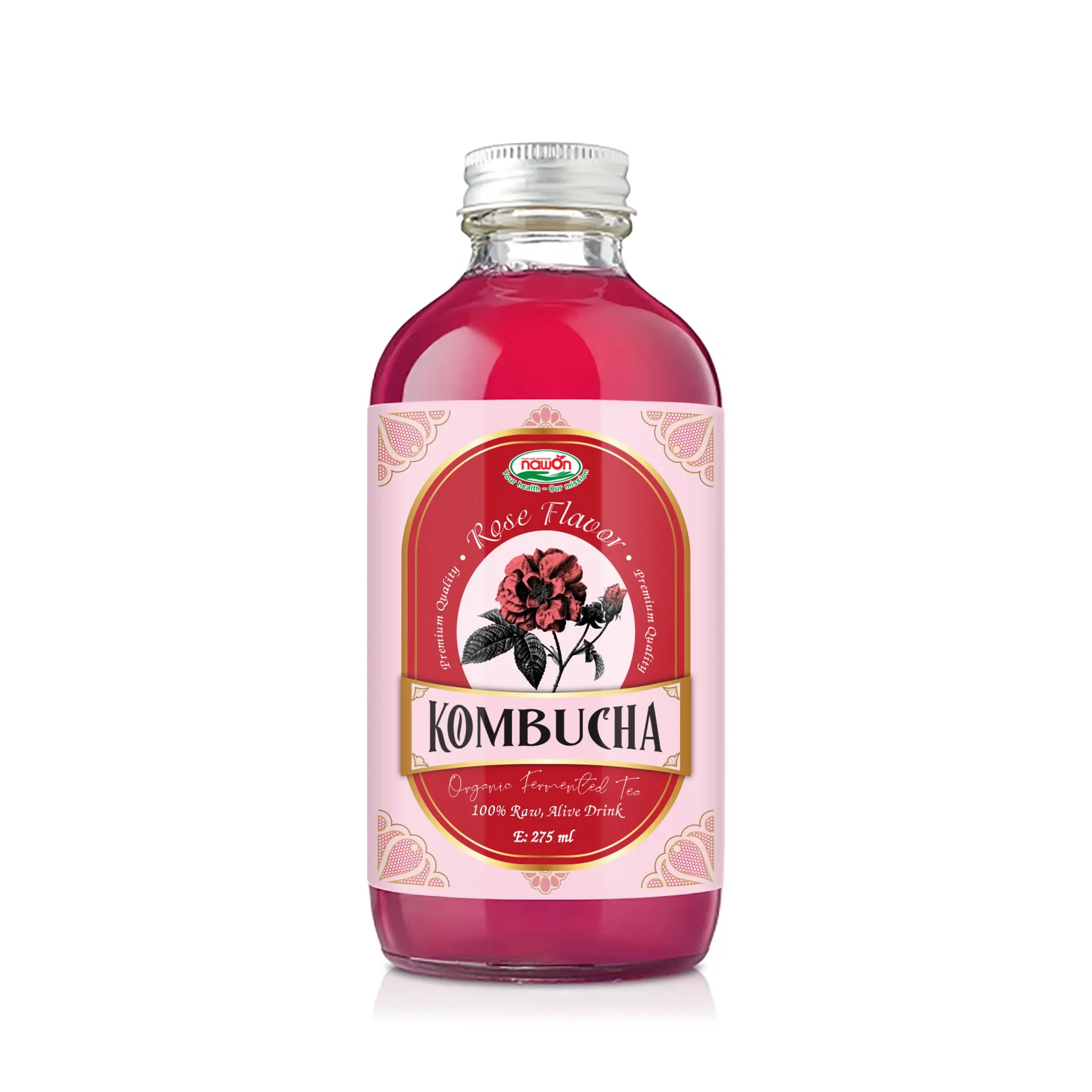 275 мл навон Kombucha с мятным вкусом в ПЭТ-бутылке экстракт чая Производитель Органических напитков