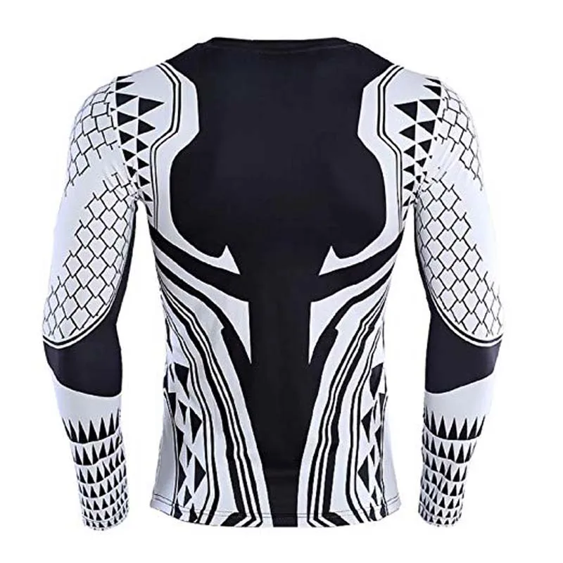 Rash Guard Polyester Jiu Jitsu Rashguard Custom Color Long Sleeves MMA Rash Guard Men