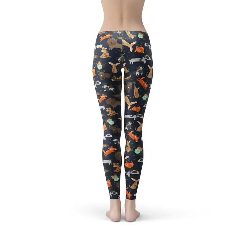 CUSTOM WITH YOUR BRAND LOGO Dog Leggings For Women - Workout Leggings