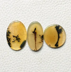 Natural Scenic Dendrite Agate Oval shape hand polished cabochon loose gemstone making jewelry pendant/ring wholesale price