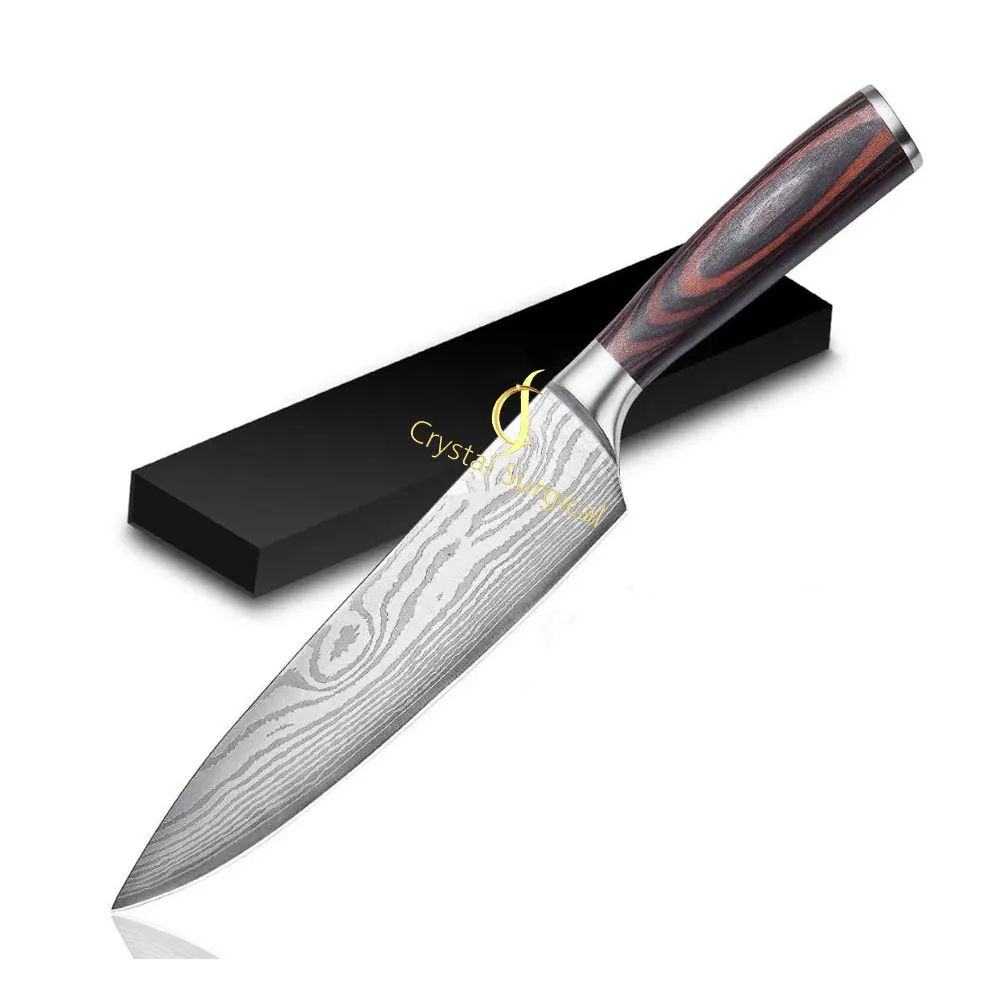 Custom Hand Made Steel Kitchen Knife Set Chef Knives