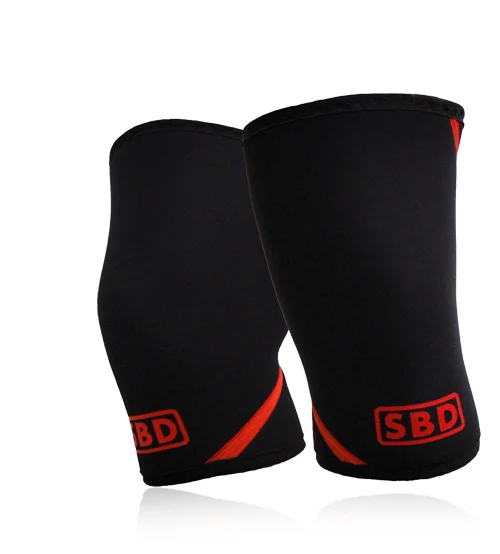 Wholesale Knee sleeve 5mm 7mm neoprene weightlifting compression supplier sports knee sleeve knee support brace with sbd style