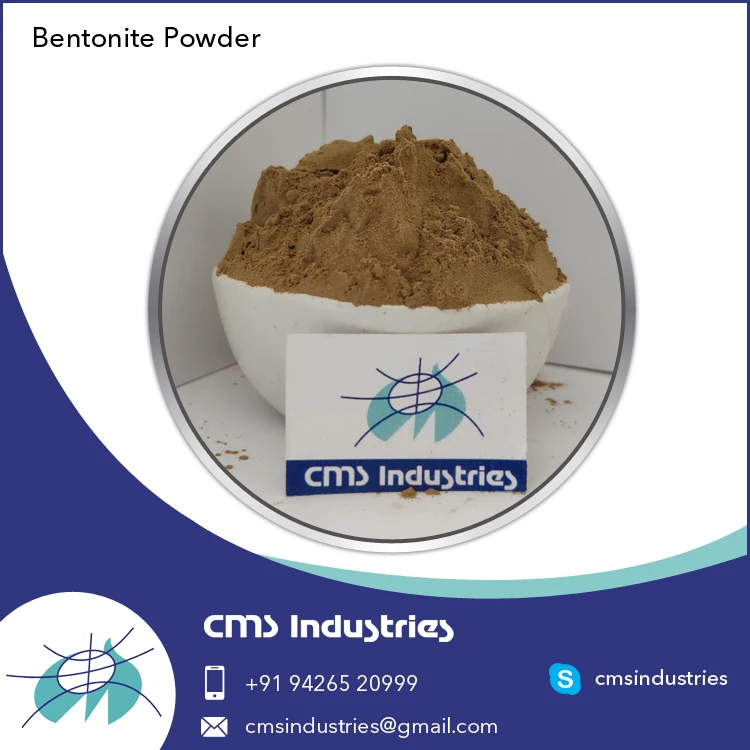 Naturally Extract API 13A Section 9 Oil Drilling Bentonite Powder