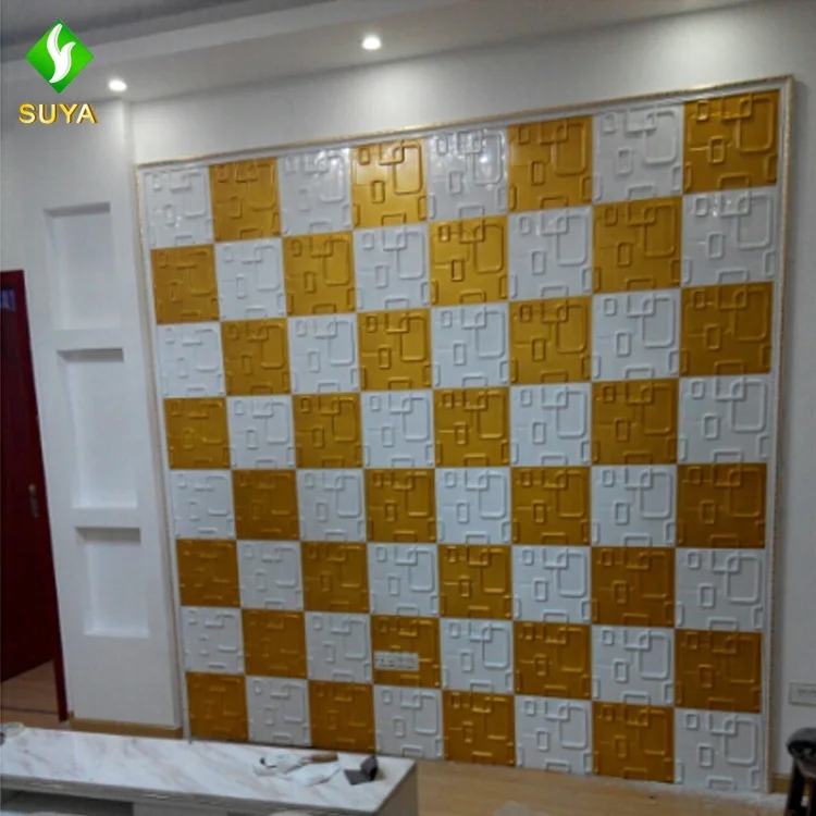 Термоформовочные пластиковые бесшовные 3d обои ПВХ стеновые панели для спальни