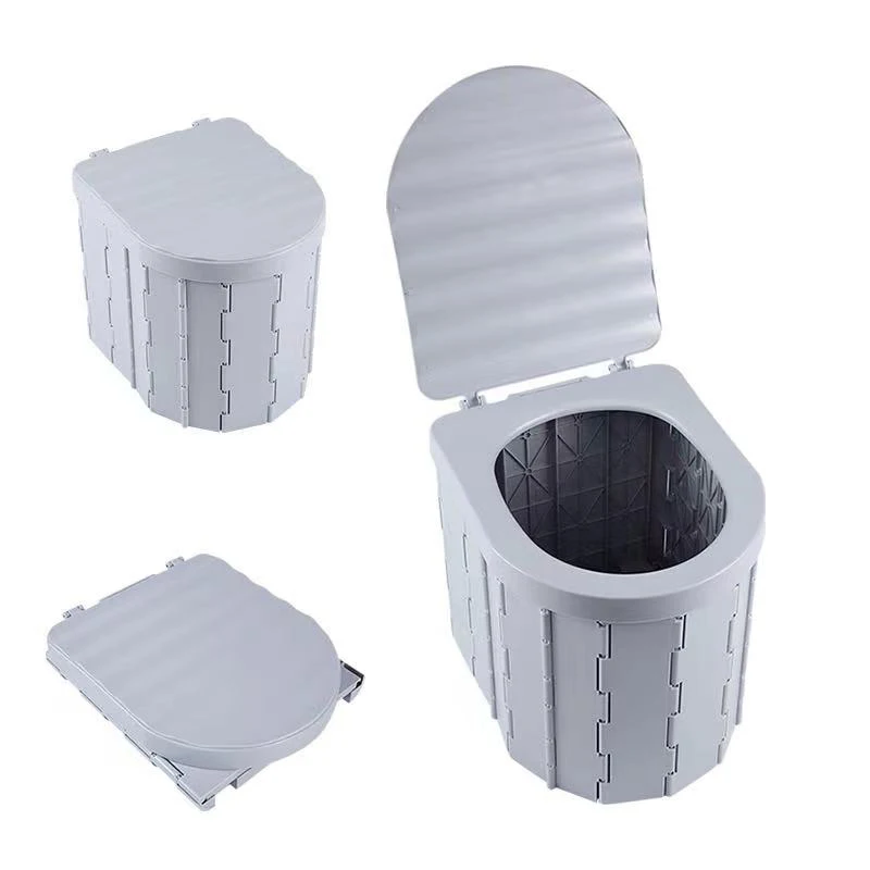Portable Camping Folding Porta Potty Car Toilet Stool for Travel And Long Trips