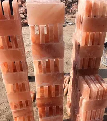 Кубики из гималайской соли, резная Европейская 2x8x12, народное искусство, розовый/красный/белый феи, органический материал AM-582 Abbott минералы PK