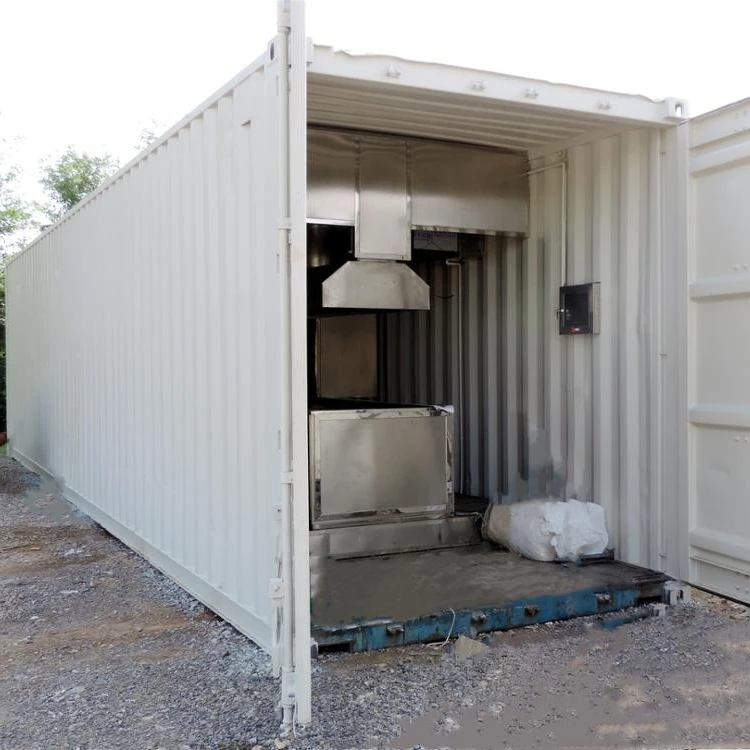 
 202 кремационная Мобильная система с использованием газа/дизельного топлива, без дыма, дешевый крематорий на грузовике, 30 минут сгорания CE  