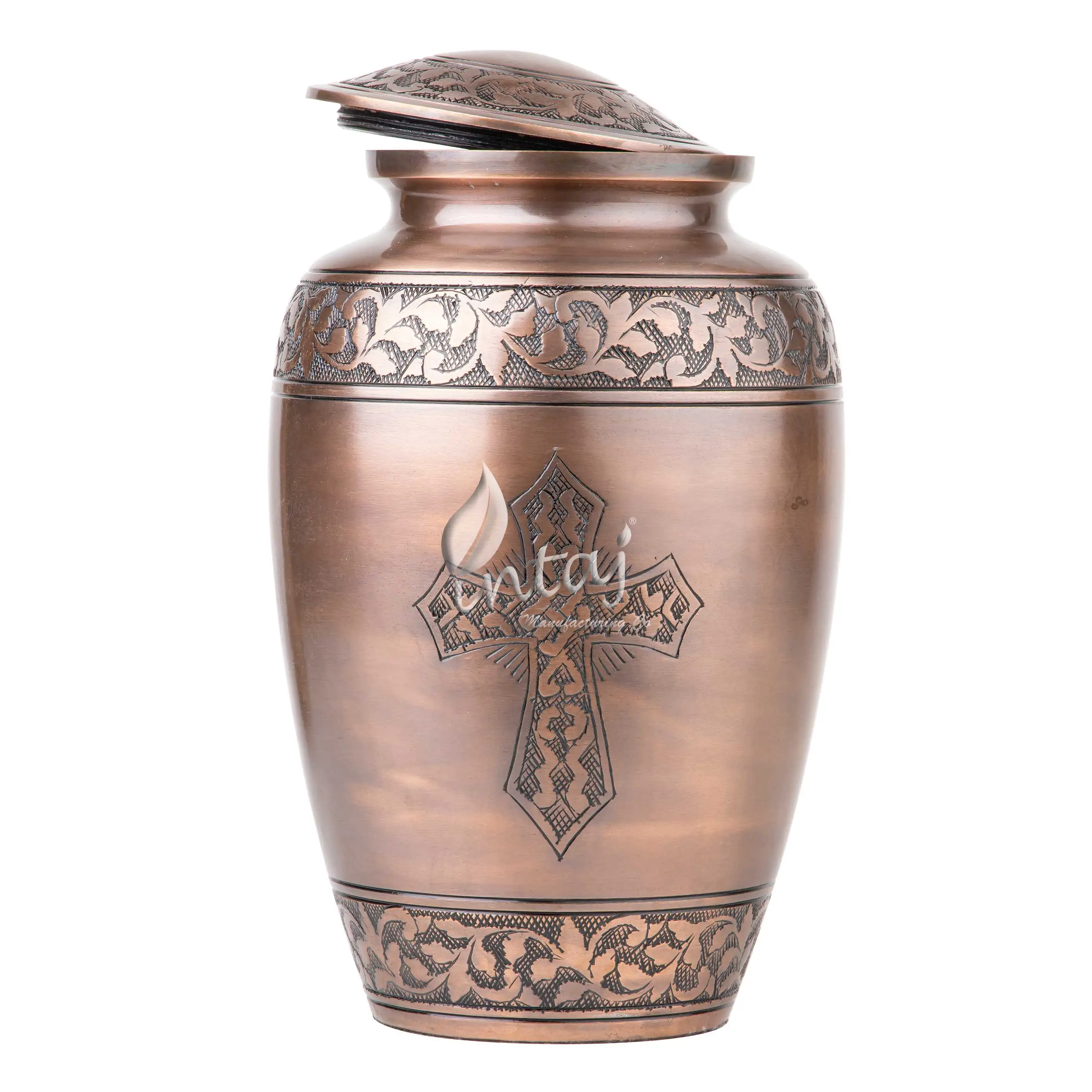 Рояльный дизайн резные кресты урны для людей-взрослые большие похоронные урны ручной работы-звезда индийское ремесло