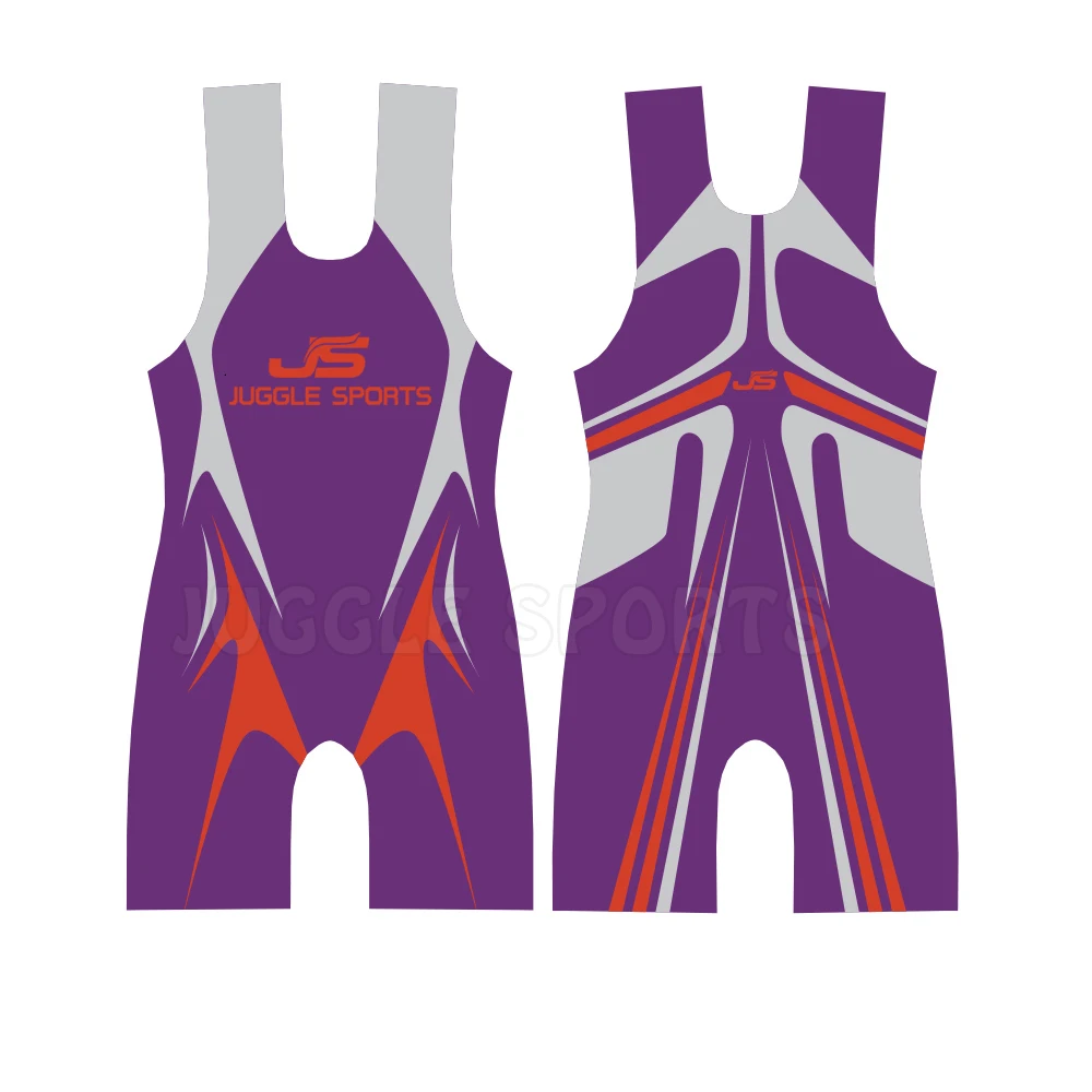 
Custom Sublimated Wresting wear USA wrestling singlet for male performance wrestling uniform 