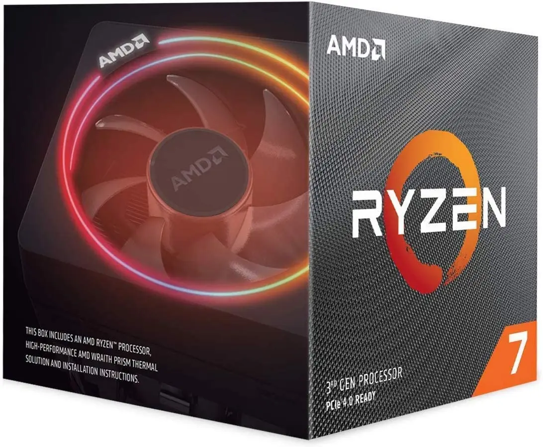 Лучший оригинал для нового ryzens 7 3700X 8-ядерный, 16-нить разблокирован для настольных компьютеров с Wraith Prism светодиодный охладитель