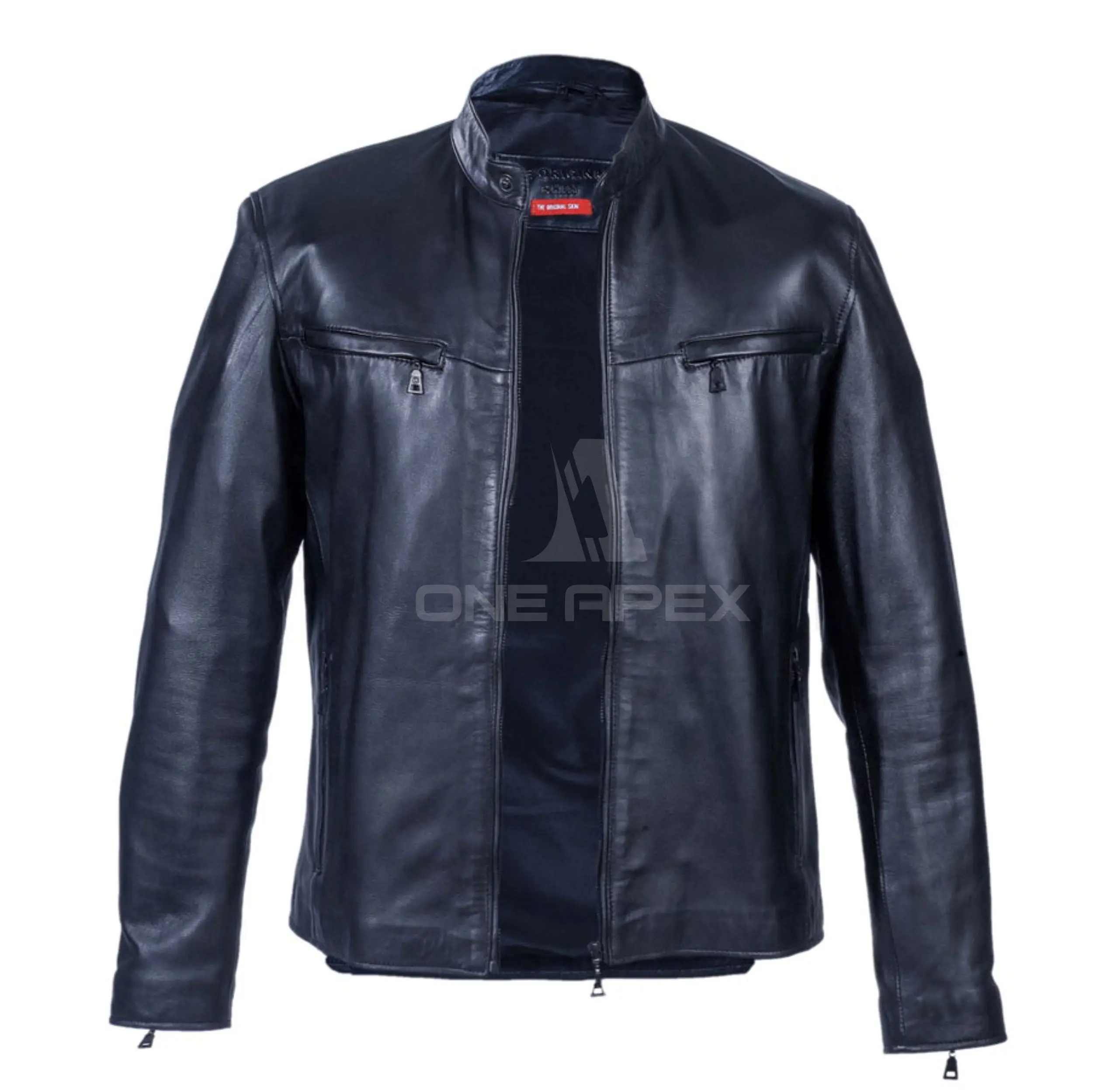 Outdoor Casual Leather Jacket Eco-friendly & Plus size Leather Jacket For men 100% Genuine Leather Jacket