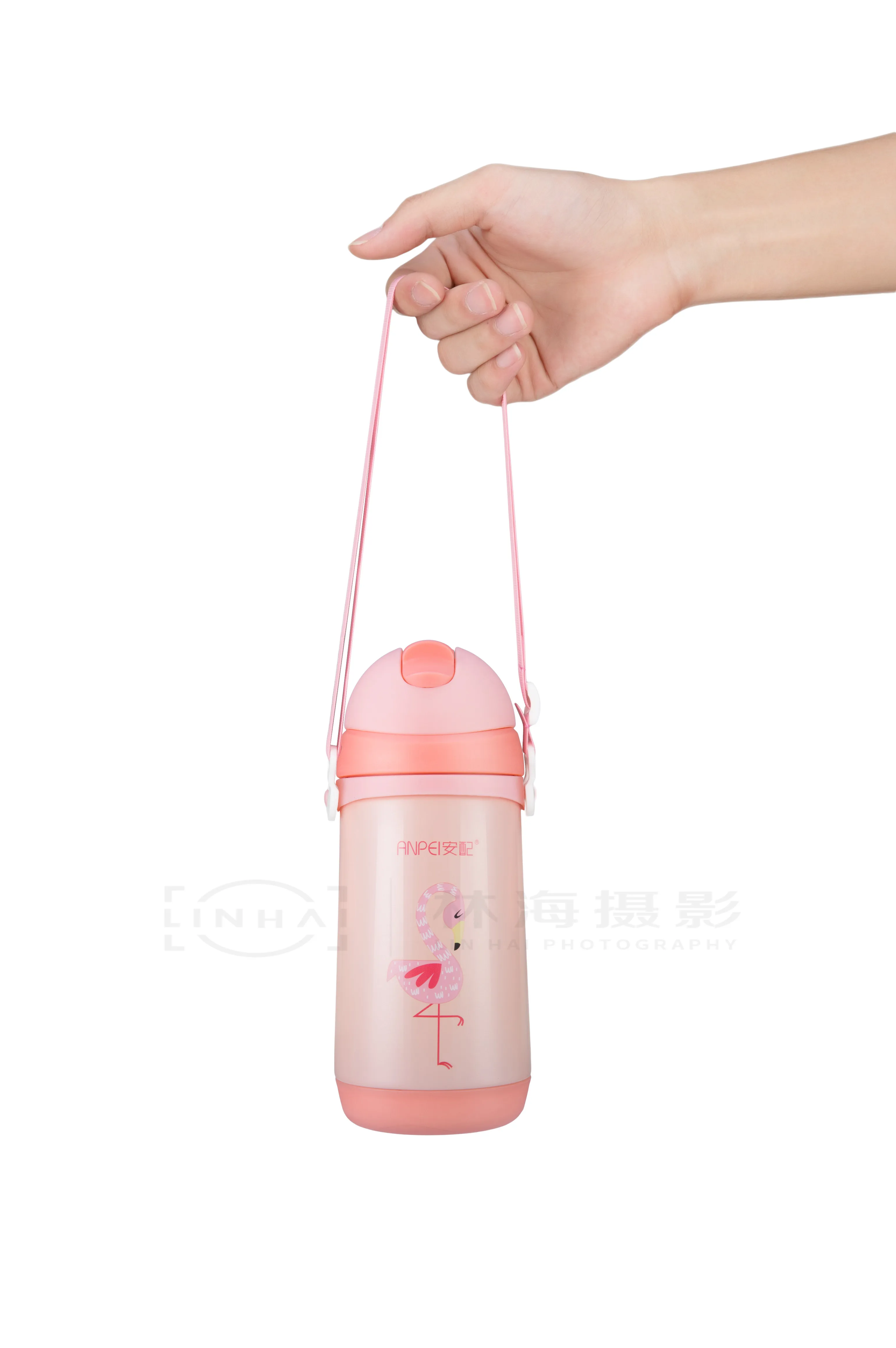 
300ml Factory selling 304 stainless steel vacuum insulated outdoor portable baby straw cup 