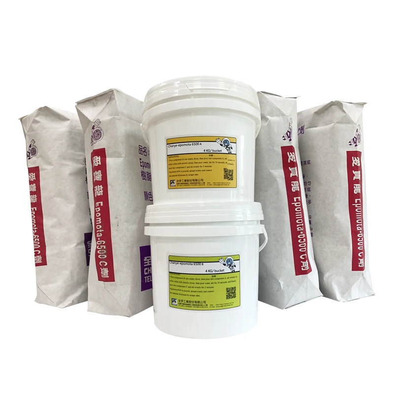 Chanye three components self leveling epoxy mortar floor epoxy resin