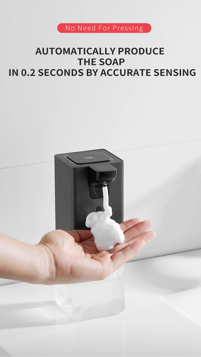 2020 New Product Touchless Hand Sanitizer Dispenser Sale Custom White