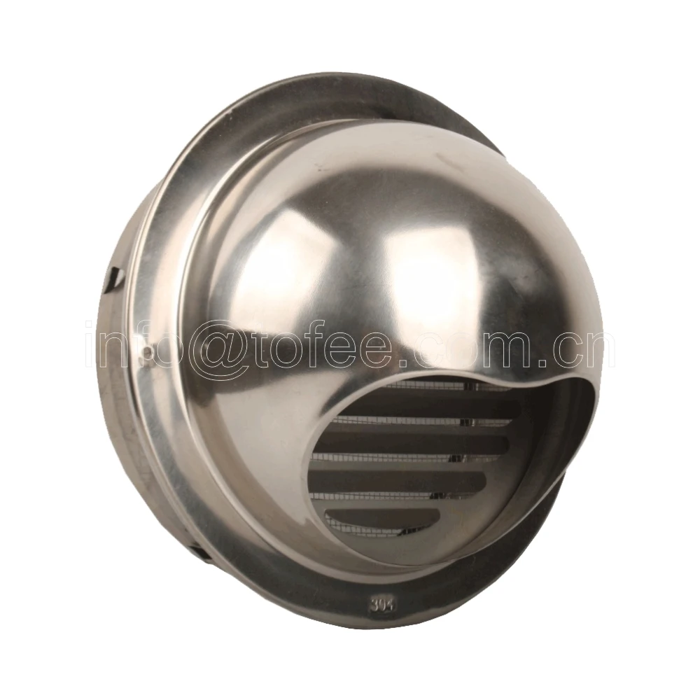 Weather proof Hooded Louvered Stainless Steel Vent louver