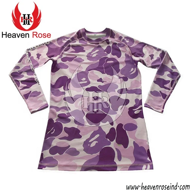 Top Trending High Quality Wholesale Long Sleeve Workout Sports Swimming Suit Fully Sublimation Rash Guards BJJ Rash Guards