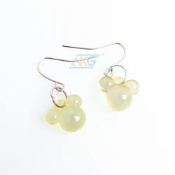 Cute Earrings For Child Cute Mouse Available in Blue and Yellow