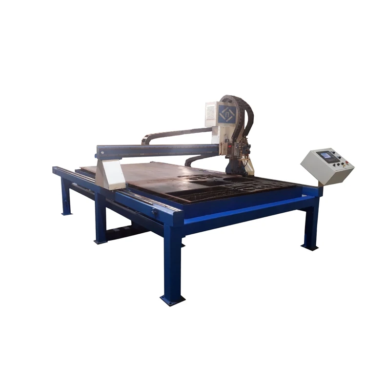 Accurate automatic gas plasma cutting machine with CNC for cutting metal sheets, CNC plasma cutting machines