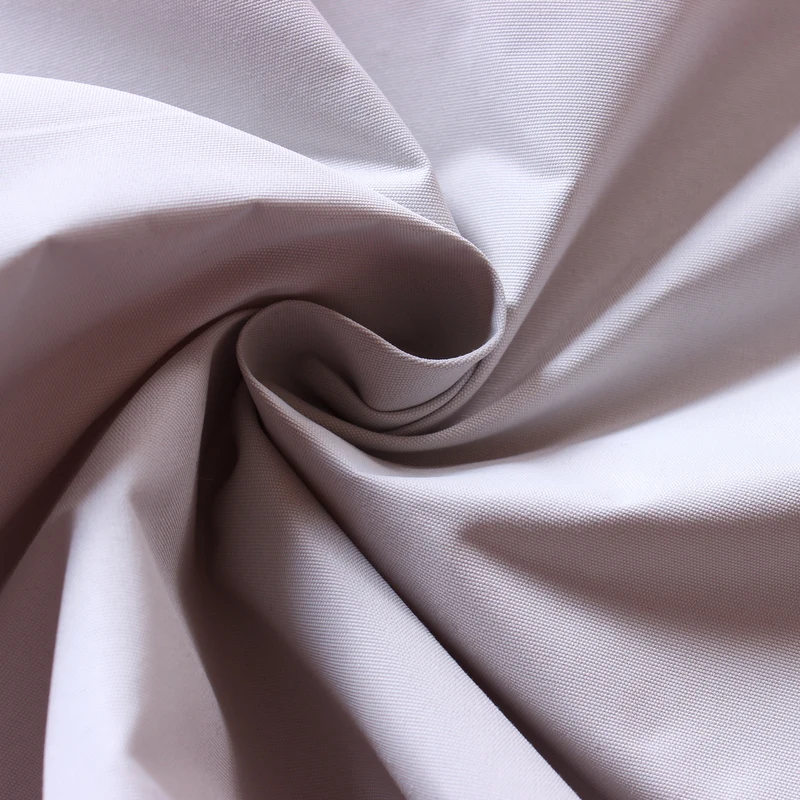 Light gray 228T 160D PVC Laminated Waterproof FD Polyester Taslan for uniforms shell fabric wind coat