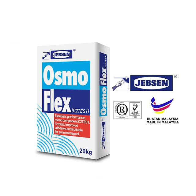 
Osmo Flex and Wall Cement Based Glue Tile Adhesive Suitable to use on swimming pool and wall and floor dry or wet 