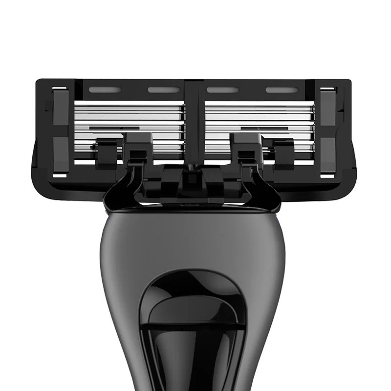 Metal handle changeable razor 5 blade razor for man shaving razor