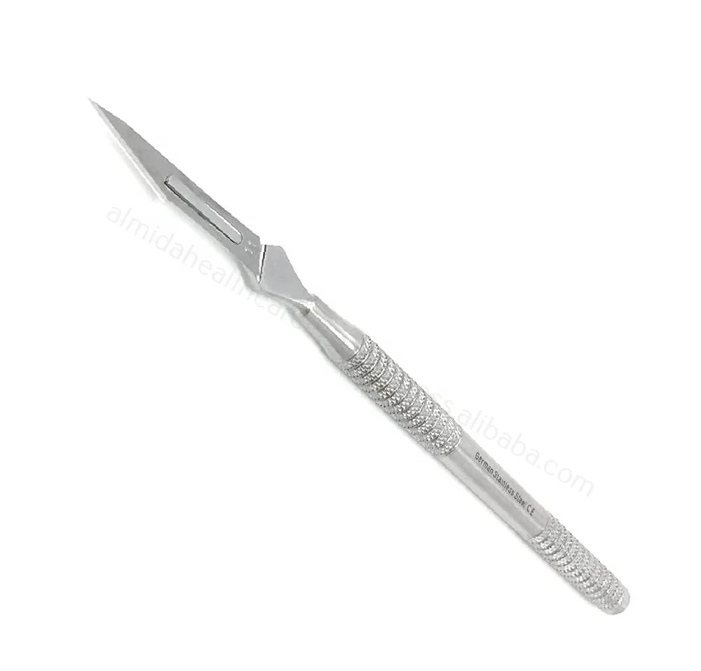 Stainless Steel Round Scalpel Handle #3