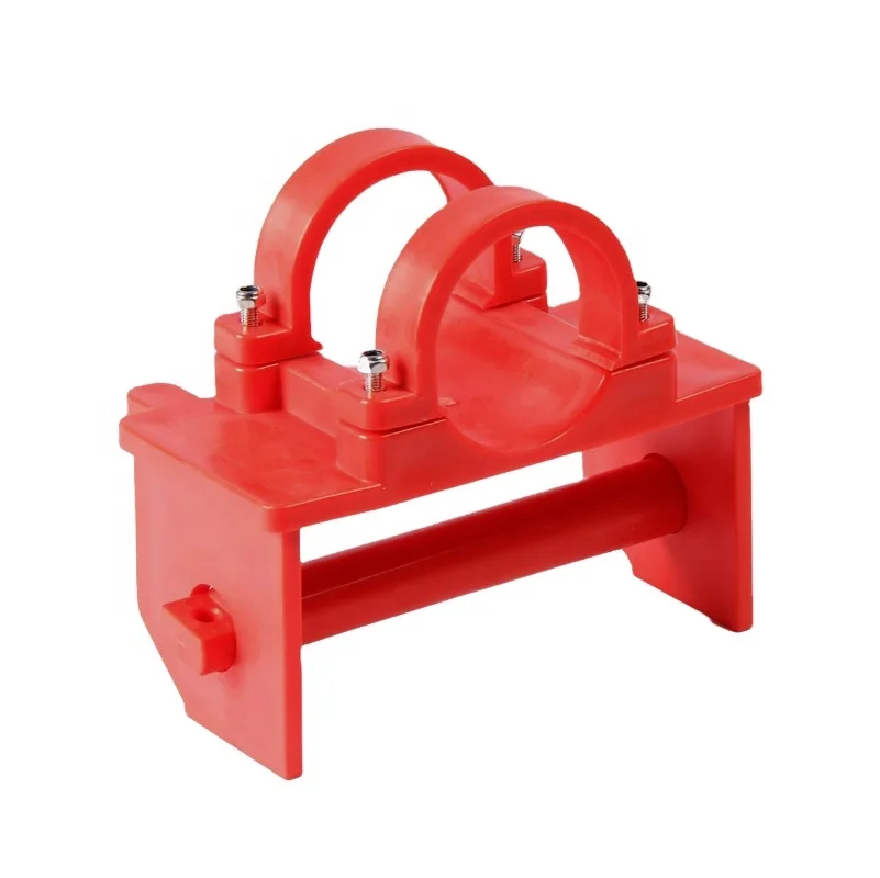 
Plastic Red Truck Wheel Chock Holder 200*180*100Mm/0.55Kg With 3Inch External Roll Bars 