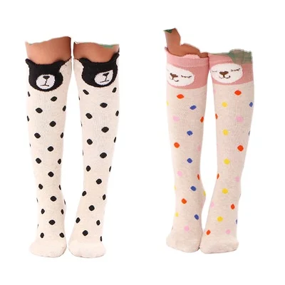 Детские носки; Сезон весна-осень; Прямые детские гольфы с рисунком; От 3 до 12 лет