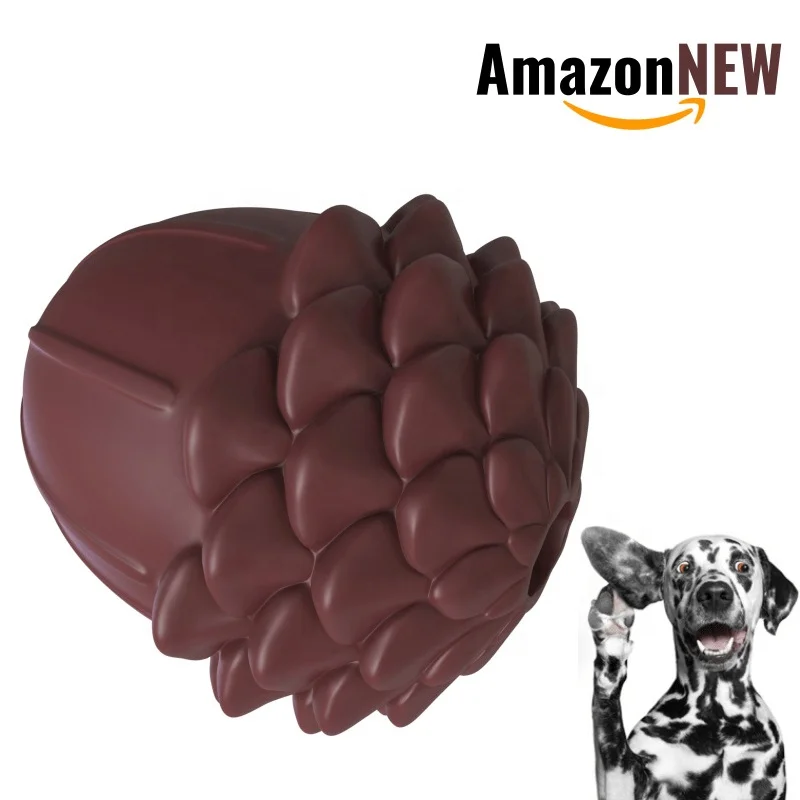 Fantastic Quality Pet Squeak Toys Dog Teeth Clean Brush Grinding Molar Toys Safety Rubber Dog Training Interactive Funny Toys