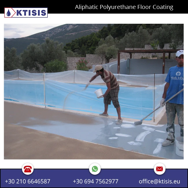 Наружная краска для пола из эпоксидной смолы и полиуретана внешних поверхностей с сильным солнечным воздействием