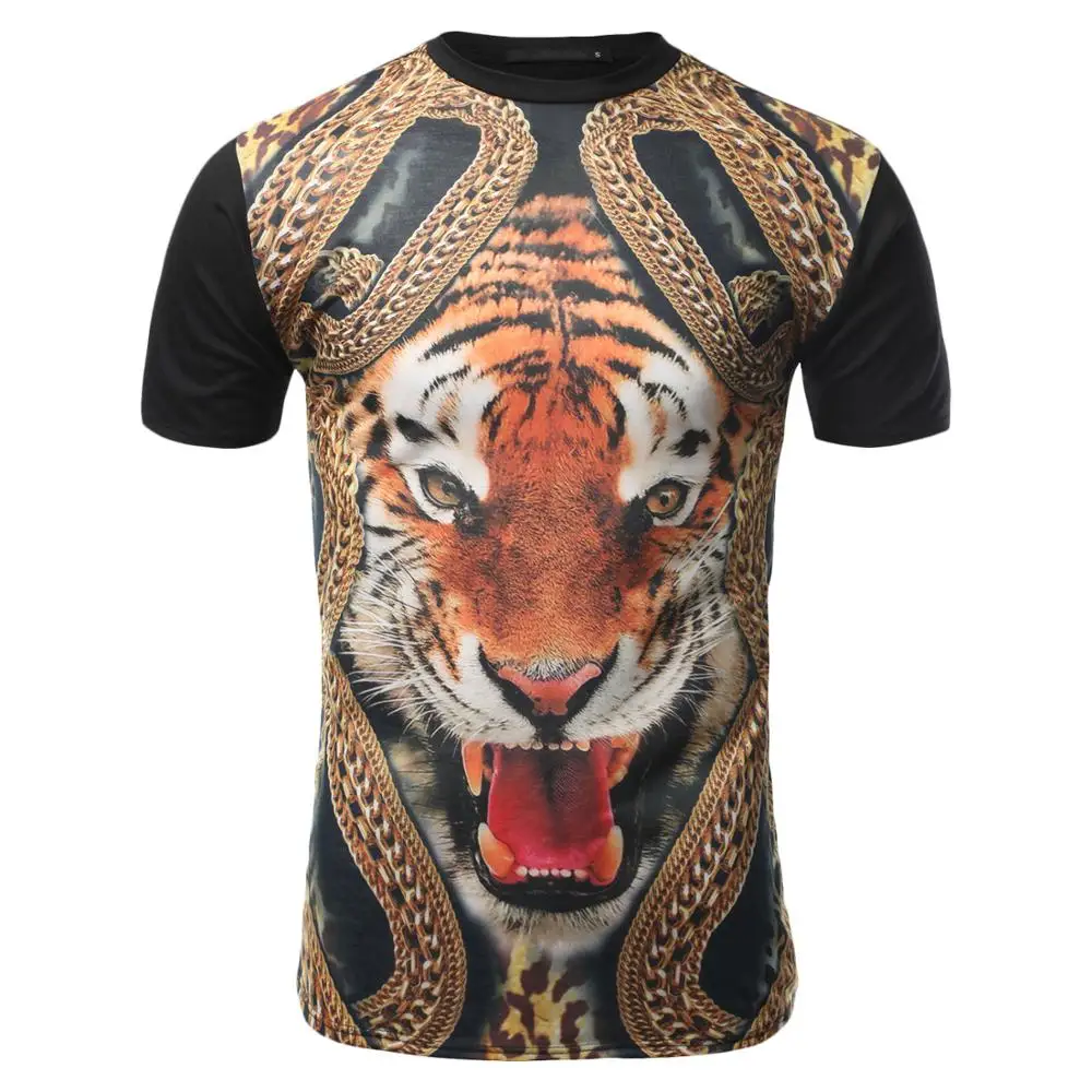 3d tiger sublimation Vacation t shirt